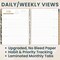 bloom daily planners 2026-2027 Academic Planner, 13 Month Soft Cover Monthly & Weekly, 8.5" x 11", Stickers Included, Butterfly Garden